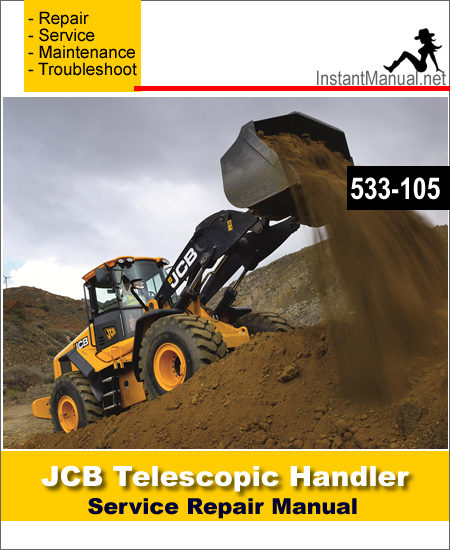 JCB 533-105 Telescopic Handler Service Repair Manual SN 1508000
